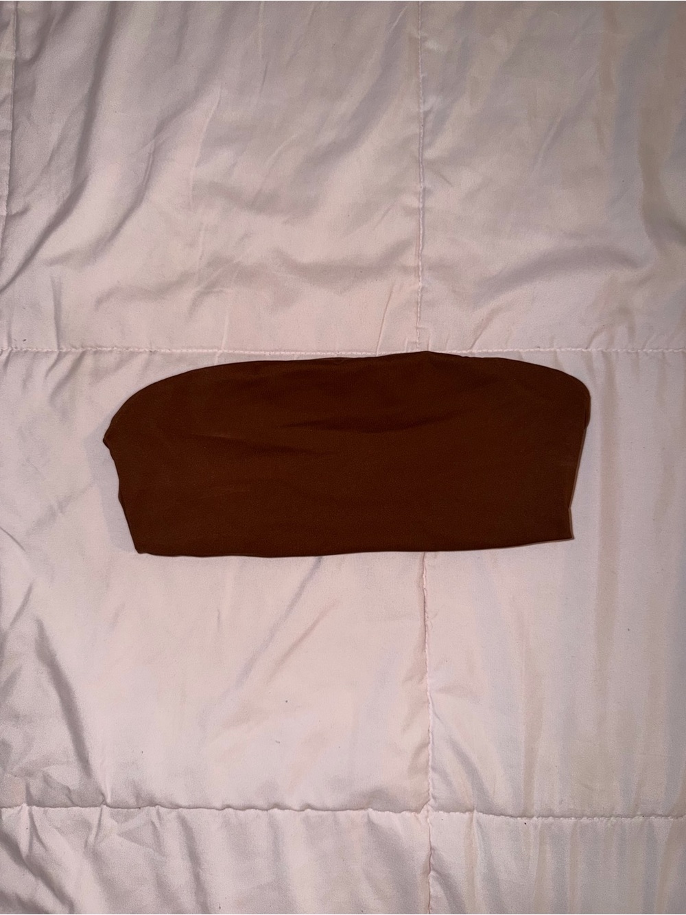 Forever 21 Chocolate Brown Strapless Bandeau
